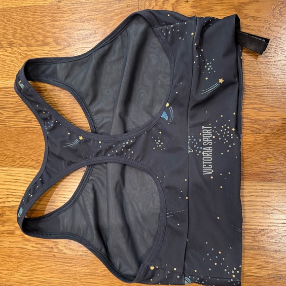 4/$30 Victoria’s Secret Sport Women's Starry Night Sports Bra Sz S NWOT blue - Picture 4 of 5